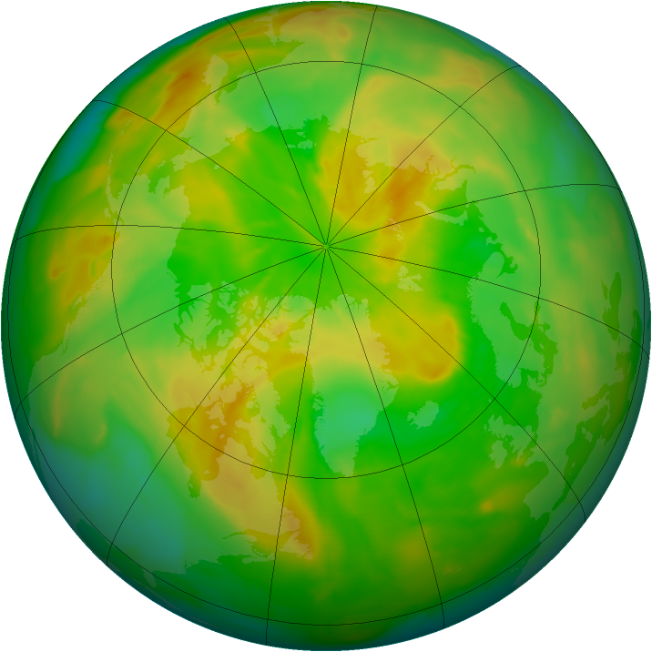 Arctic ozone map for 27 May 2012